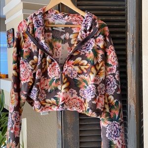 UO cozy cropped fleece NWT